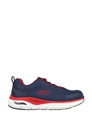 Skechers Blue Work Arch Fit Ringstap Slip Resistant Mens Trainers - Image 1 of 5