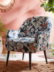 Clarke and Clarke Blue Elda Chair - Image 1 of 5