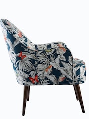 Clarke and Clarke Blue Elda Chair - Image 4 of 5