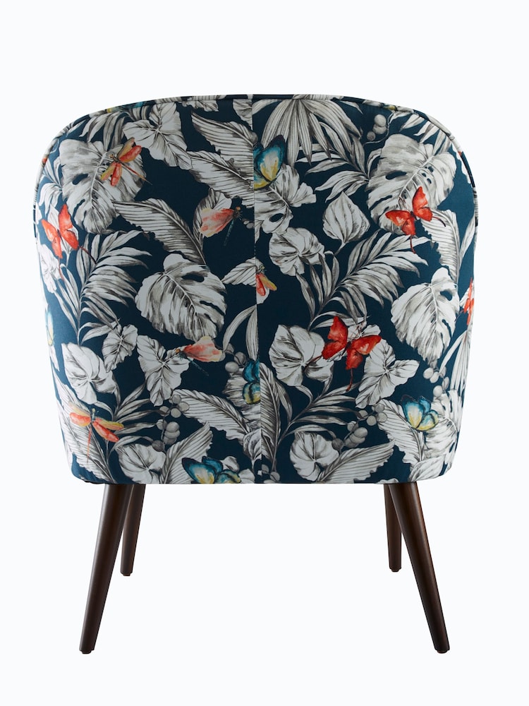 Clarke and Clarke Blue Elda Chair - Image 5 of 5
