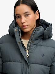 Superdry Blue Premium Puffer Jacket - Image 4 of 7