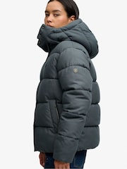 Superdry Blue Premium Puffer Jacket - Image 6 of 7