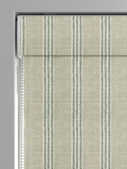 Emily Bond Sage Green George Stripe Made to Measure Roman Blinds - Image 3 of 5