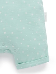 Purebaby Blue Fancy Fish Growsuit Rompersuit - Image 5 of 5