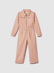 Reiss Pink Penelope 13-14 yrs Denim Jumpsuit - Image 2 of 6