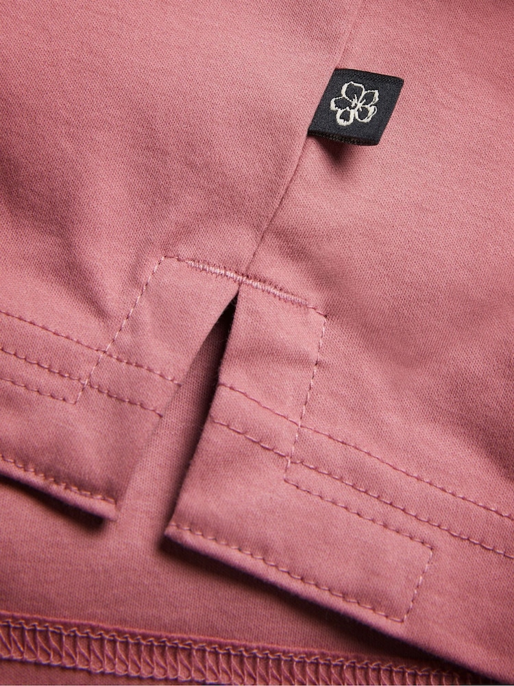 Ted Baker Pink Slim Zeiter Soft Touch Polo Shirt - Image 5 of 5