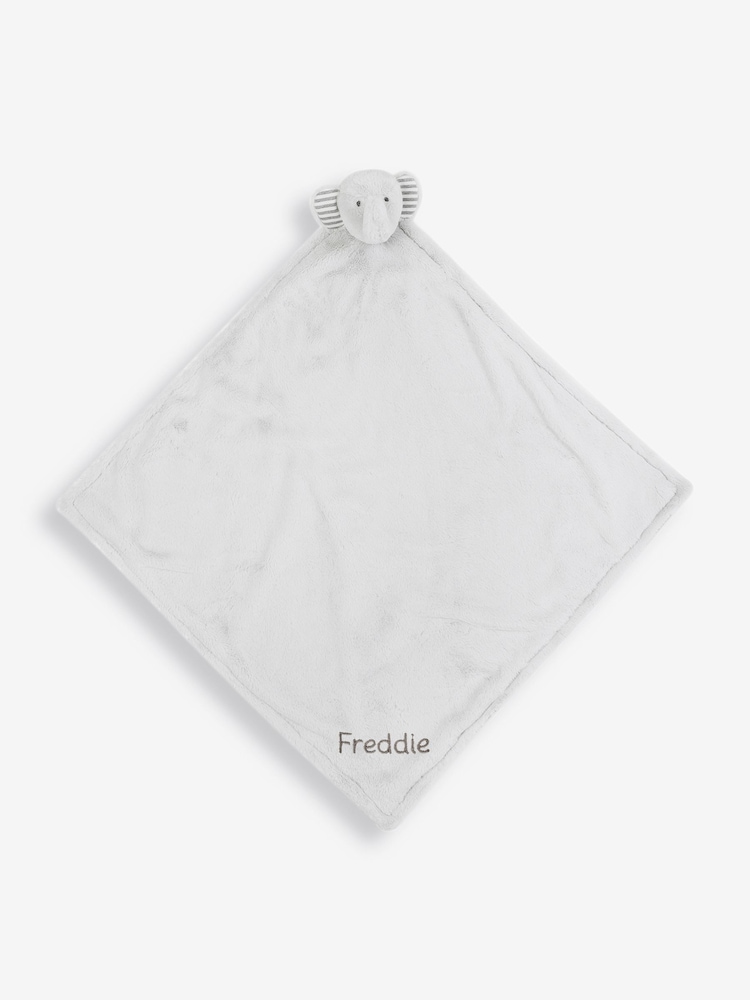 JoJo Maman Bébé Personalised Elephant Snuggle Blanket - Image 1 of 2