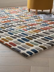 Multicoloured Sketch Rug - Image 2 of 6