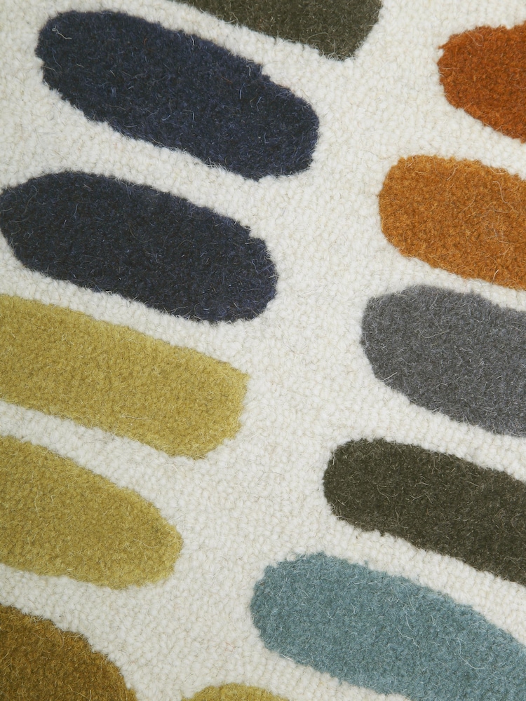 Multicoloured Sketch Rug - Image 3 of 6