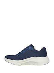 Skechers Dark Blue Arch Fit 2.0 Big League Trainers - Image 5 of 5