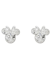 Peers Hardy Silver Tone Disney Minnie April Birthstone Stud Earrings - Image 1 of 4