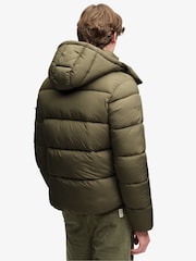 Superdry Olive Green Premium Ripstop Puffer Jacket - Image 2 of 7