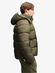 Superdry Olive Green Premium Ripstop Puffer Jacket - Image 6 of 7