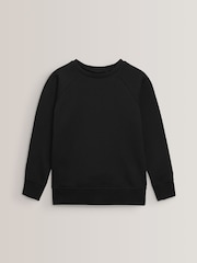 Black 1 Pack Crew Neck School Sweater (3-16yrs) - Image 2 of 4