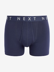 Blue/Grey Modal Signature A-Front Boxers 4 Pack - Image 5 of 6