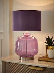 Plum Purple Connor Table Lamp - Image 1 of 5