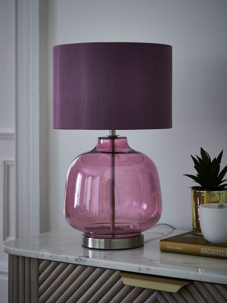 Plum Purple Connor Table Lamp - Image 2 of 5