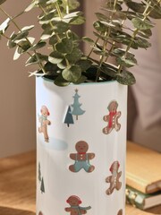 Natural Gingerbread Christmas Vase - Image 2 of 3