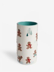 Natural Gingerbread Christmas Vase - Image 3 of 3