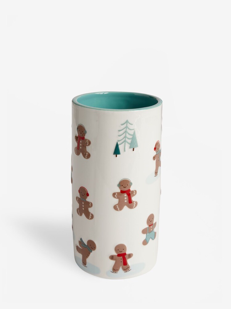Natural Gingerbread Christmas Vase - Image 3 of 3