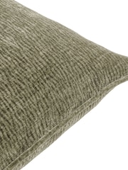 Yard Eucalyptus Heath Washed Velvet Textured Fibre Filled Cushion - Image 3 of 3