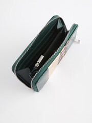 Green Spliced Midi Zip Purse - Image 5 of 5