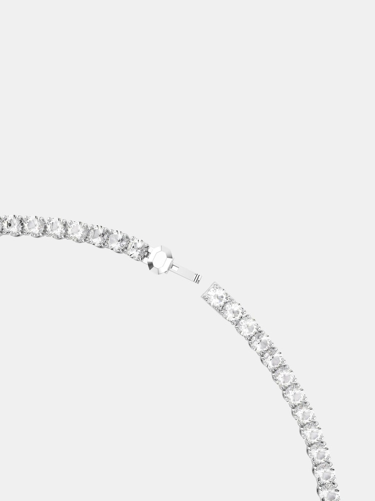 Swarovski White Matrix Tennis Necklace - Image 6 of 6 Swarovski White Matrix Tennis Necklace - Image 6 of 6