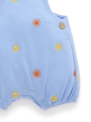 Purebaby Blue Sunshine Dungaree Set - Image 5 of 5