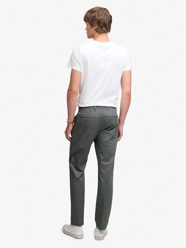 Superdry Green Premium Regular Chinos - Image 2 of 7