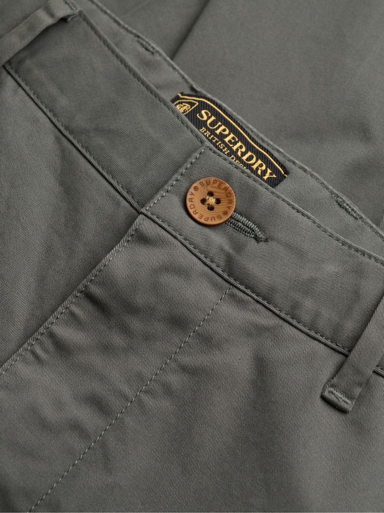 Superdry Green Premium Regular Chinos - Image 7 of 7