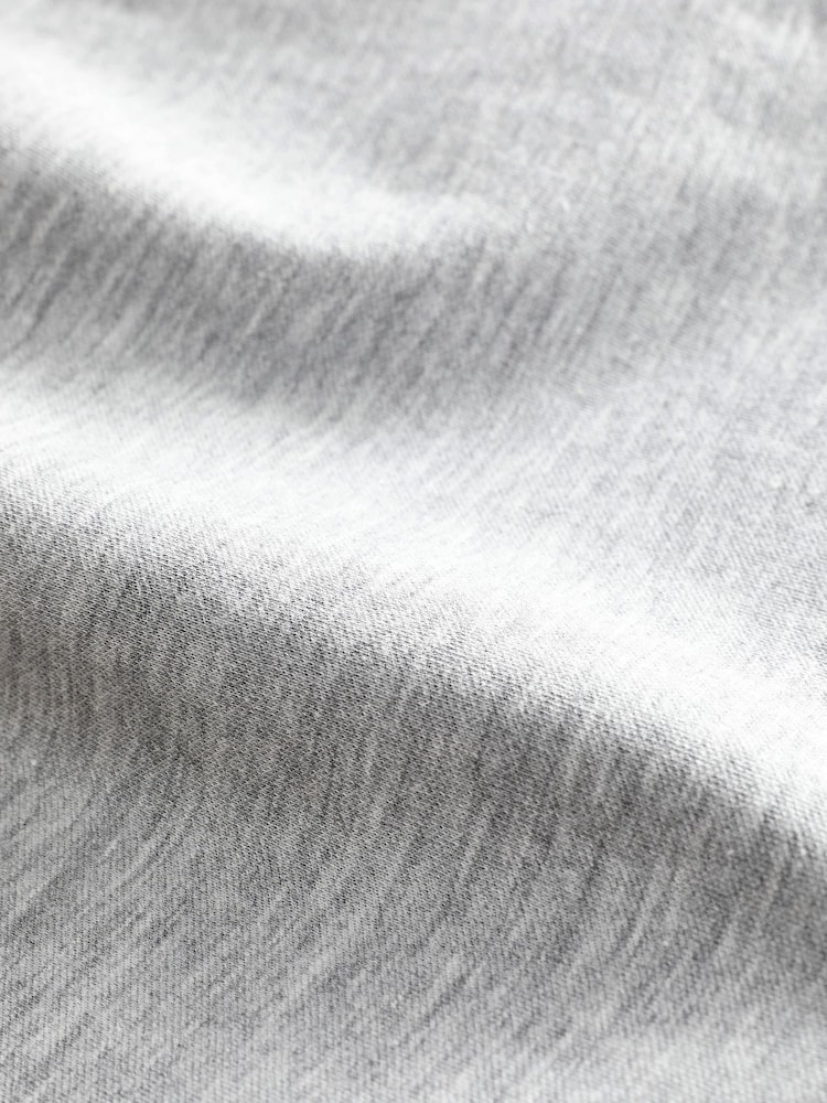 Grey Heavyweight Short Sleeve Crew Neck T-Shirt - Image 9 of 9