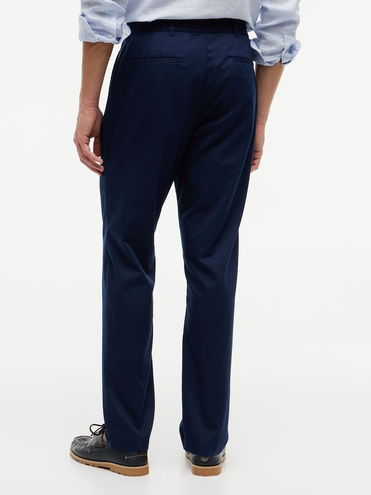 Tommy Hilfiger Blue Dover Elasticated Regular Twill Chinos - Image 2 of 5