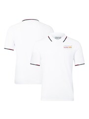 Fanatics Unisex Oracle Red Bull Racing Core 100% Cotton White Polo Shirt - Image 1 of 3