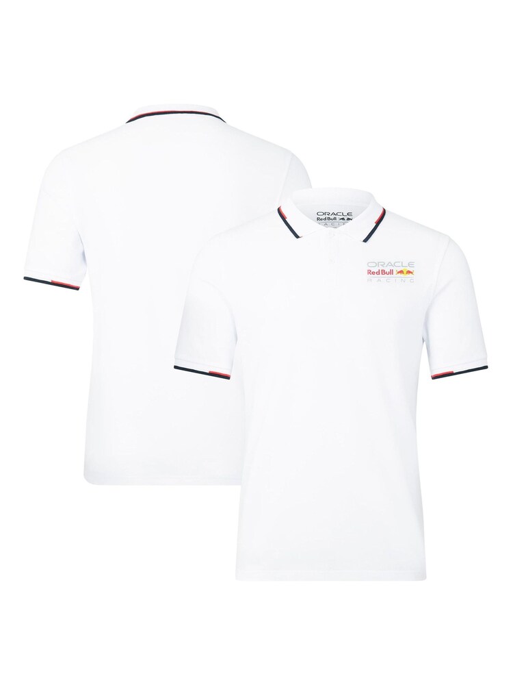 Fanatics Unisex Oracle Red Bull Racing Core 100% Cotton White Polo Shirt - Image 1 of 3