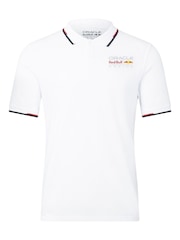Fanatics Unisex Oracle Red Bull Racing Core 100% Cotton White Polo Shirt - Image 2 of 3