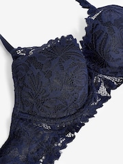 Bleu marine - Soutien-gorge AE Ultimate Comfort en dentelle - Image 5 de 5