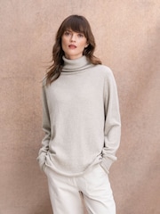 Celtic & Co. Geelong Slouch Roll Neck Jumper - Image 2 of 8