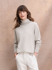 Celtic & Co. Geelong Slouch Roll Neck Jumper - Image 3 of 8