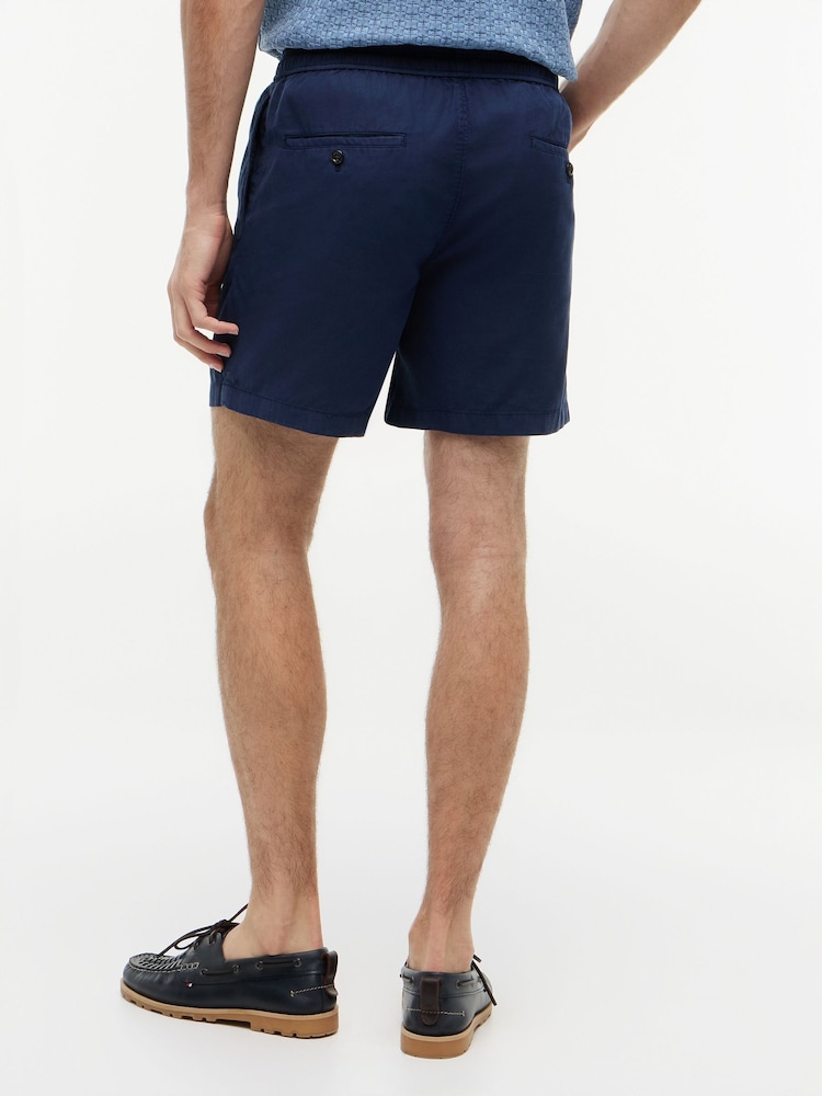 Tommy Hilfiger Blue Dover Washed Shorts - Image 2 of 5 Tommy Hilfiger Blue Dover Washed Shorts - Image 2 of 5