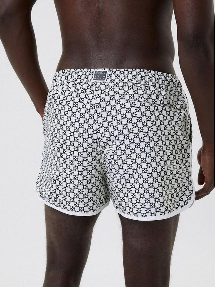 Bjorn Borg Borg Black Retro Swim Shorts - Image 2 of 6