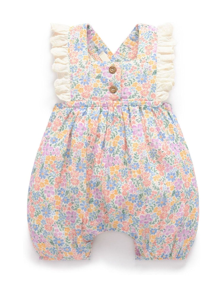 Purebaby Floral Romper - Imagen 2 de 5