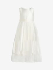 Ecru White Flower Girl Bow Dress (3mths-16yrs) - Image 6 of 7