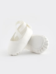 White Ballet Baby Shoes (0-24mths) - Image 5 of 5