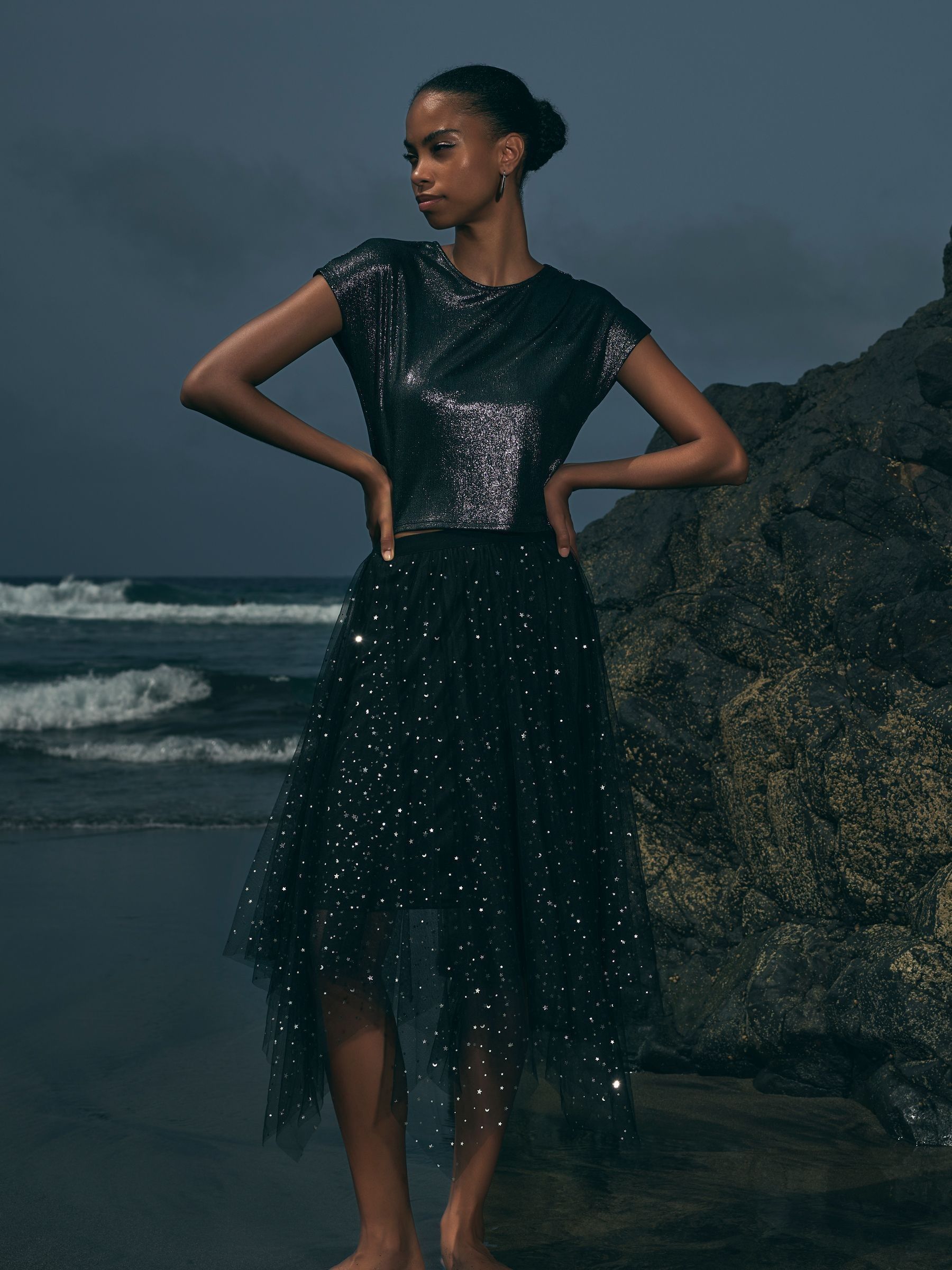 Skirt top models on sale