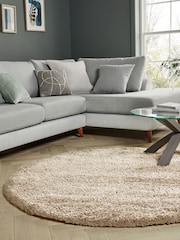 Light Natural Premium Cosy Shaggy Rug - Image 5 of 6