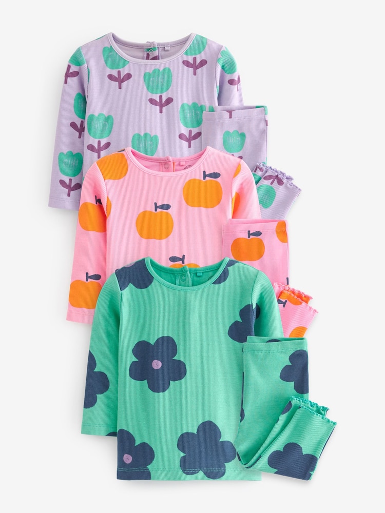 Multi 6 Piece Baby T-Shirts and Leggings Set - Image 1 of 5