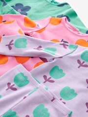 Multi 6 Piece Baby T-Shirts and Leggings Set - Image 5 of 5