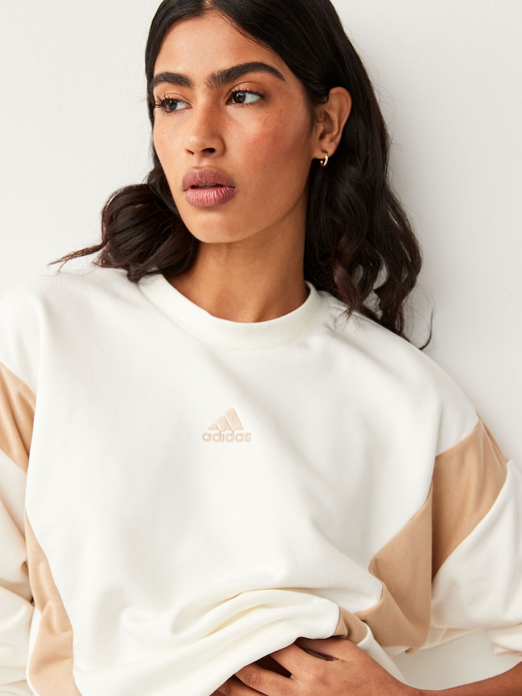 adidas White Laziday Tracksuit - Image 7 of 9
