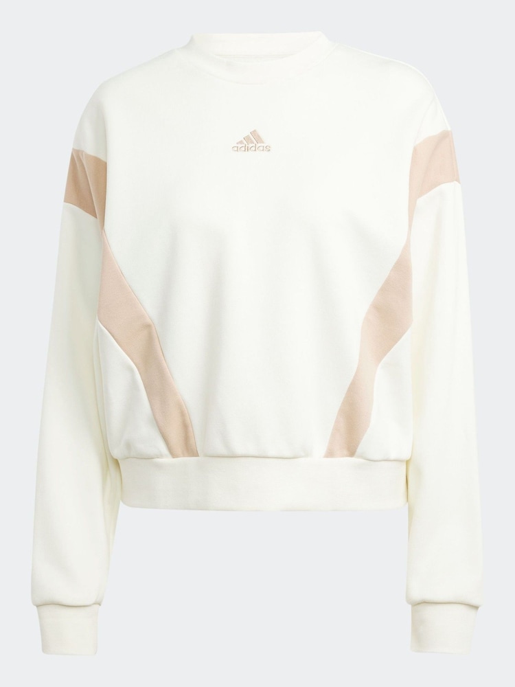 adidas White Laziday Tracksuit - Image 9 of 9