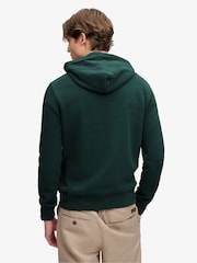 Superdry Green SD&Co Washed Embroidered Relaxed Hoodie - Image 2 of 7